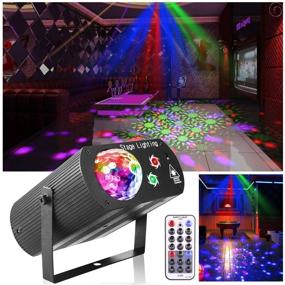 img 4 attached to 🎉 Miuko Disco DJ Lights: 2-in-1 Strobe Light with Sound Activation & Remote Control - Party Lights for Club, KTV, Bar, Birthday, Wedding & Stage Show