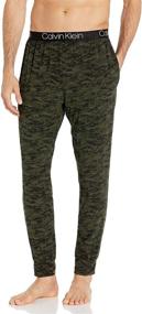 img 2 attached to Calvin Klein Men's Heather Joggers for Sleep & Lounge