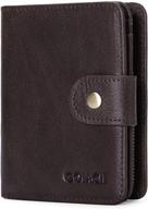 goiacii genuine leather blocking wallets: top-notch men's accessories for enhanced security logo