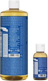 img 3 attached to 🌿 Dr. Bronner’s Peppermint Pure-Castile Liquid Soap Bundle (32oz & 2oz) - Organic, 18-in-1 Uses: Face, Body, Hair, Laundry, Pets, Dishes, Concentrated - Vegan, Non-GMO