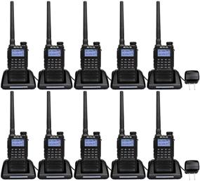 img 4 attached to 📻 Retevis RT87 2 Way Radios Walkie Talkies - Long Range, Dual Band High Power, Waterproof Two Way Radio for Heavy Duty Business Environment (10 Pack)