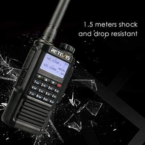 img 3 attached to 📻 Retevis RT87 2 Way Radios Walkie Talkies - Long Range, Dual Band High Power, Waterproof Two Way Radio for Heavy Duty Business Environment (10 Pack)