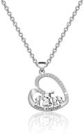 mama elephant necklace: exquisite mother-daughter jewelry set for mom logo