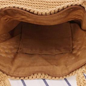 img 2 attached to TENDYCOCO Shoulder Crochet Handbag Handmade