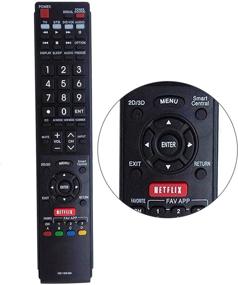 img 4 attached to 📺 New GB118WJSA Replacement Smart TV Remote Control for Sharp Aquos TV Models LC60C6600U, LC60EQ10U, LC60EQ30U, LC60LE660U, LC70EQ10U, LC-70EQ30U, LC70SQ17U, LC-70SQ17U, LC80UQ17U: Compatible with GB005WJSA & GB004WJS GA890WJSA