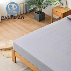 img 2 attached to 🛏️ High-Performance Grounding Fitted Sheet with Pure Silver Fiber and Organic Cotton - PANBMAO Brand, Queen Size (60"x80"x15") Sheet