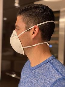 img 1 attached to 👷 Enhanced Construction Respirator: Latex-Free Elastic Headband for Superior Comfort and Safety