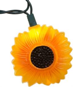 img 2 attached to Illuminate Your Space with the Kurt Adler UL4248 UL 10-Light Sunflower Light Set!