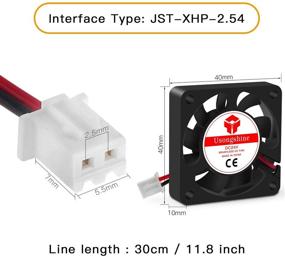 img 1 attached to Usongshine 3D Printer Cooling Fan 40 X 40 X10Mm 4010 DC 24V Cooling Fan With 2Pin Wire