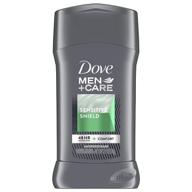 🛡️ dove men+care antiperspirant stick, sensitive shield, 2.7 oz (pack of 2): get long-lasting protection for sensitive skin! logo