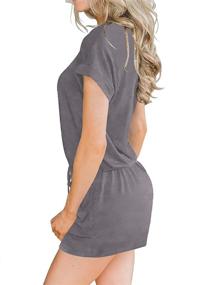 img 2 attached to 👗 Stylish and Practical ANRABESS Jumpsuit Rompers with Pockets - Find Women's Clothing for Jumpsuits, Rompers & Overalls