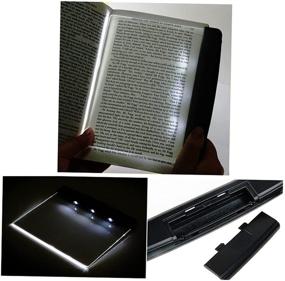 img 1 attached to Set of 3 LED Book Lights - Portable Reading Lamp for Bed, Car - Eye-Friendly Night Light - Ideal for Family Study - Includes Black, White, and Pink