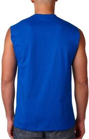 img 1 attached to Men's Clothing: Sleeveless T-Shirt by Jerzees Oz HiDENSI T