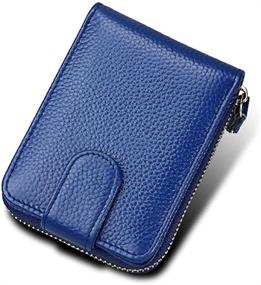 img 4 attached to BISON DENIM Leather Blocking Organizer for Men: 👔 The Ultimate Wallet, Card Case, and Money Organizer Combo