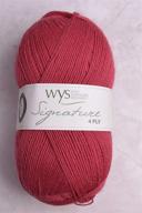 🍒 west yorkshire spinners signature 4 ply 529 cherry drop: luxurious yarn for vibrant knitting projects logo