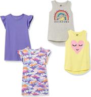 👚 sleeveless and short-sleeve tunic t-shirts for girls by spotted zebra logo