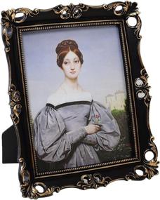 img 3 attached to Vitange 8x10 Ornate Antique Photo 🖼️ Picture Frame: Elegant Wall and Tabletop Display (Black)