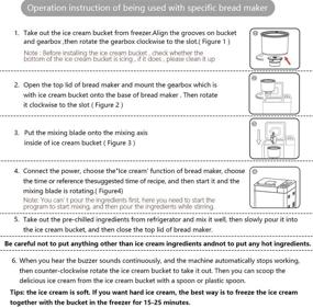 img 3 attached to 🍦 Special Accessories Ice Cream Bucket for Bread Maker - Freeze at Ultra-Low Temperature for 15 Hours