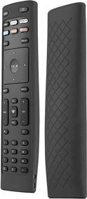 img 4 attached to 📱 Vizio Smart TV Remote Control Case - Compatible with XRT136 LCD LED TV Remote, Anti-Slip Silicone Skin Sleeve for Lightweight Shockproof Protection - Black