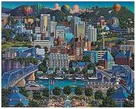 🧩 dowdle chattanooga jigsaw puzzle: a captivating 1000-piece challenge logo