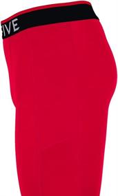 img 2 attached to 🩳 Men's Cool-Dry UV Protection Compression Shorts with Side Pockets - High-Performance Running Tights