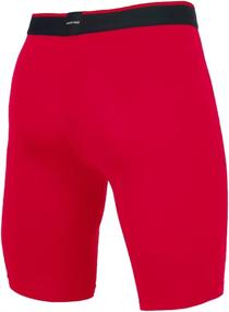 img 3 attached to 🩳 Men's Cool-Dry UV Protection Compression Shorts with Side Pockets - High-Performance Running Tights