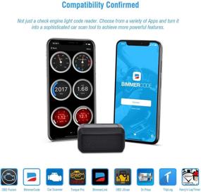 img 2 attached to Veepeak OBDCheck BLE OBD2 Bluetooth Scanner: Unleash Full Potential with iOS & Android, Torque & OBD Fusion Support