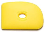 🟨 sherrill mudtools shape 2 polymer rib for pottery and clay artists - soft yellow color logo