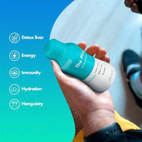 img 3 attached to 🌱 The Plant-Based Liquid Hydration Pack - Hydration Multiplier for Post-Drink Dehydration Relief, Liver Detox Cleanse, and Electrolyte Support. No Sugar Recovery Drink, 2 Count.
