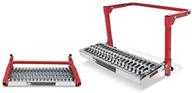 powerbuilt 647596 heavy duty folding tire step for trucks, suvs, and rvs - large size in red logo