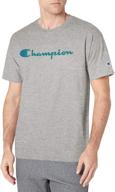 👕 champion graphic jersey in black - large: trendy men's clothing logo