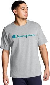 img 1 attached to 👕 Champion Graphic Jersey in Black - Large: Trendy Men's Clothing