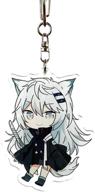 🦊 arknights keychain lappland with double chin logo