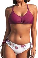 👙 cupshe striped reversible bathing suit - women's clothing for swimsuits logo