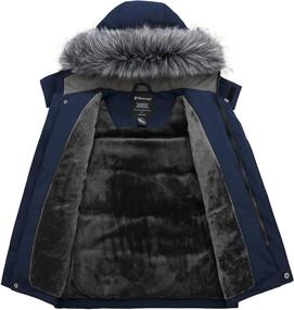 img 2 attached to Stay Warm and Stylish with Wantdo Winter Thick Puffer Jacket for Boys