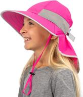 🎣 geartop discoverer kids fishing hats: uv protected sun hats for boys and girls 5-13 years old логотип