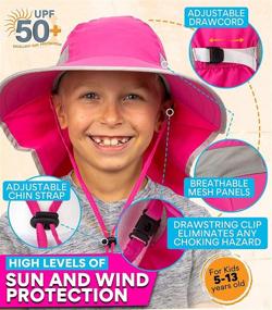 img 2 attached to 🎣 GearTOP Discoverer Kids Fishing Hats: UV Protected Sun Hats for Boys and Girls 5-13 Years Old