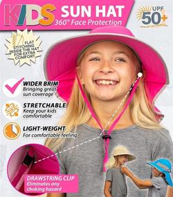 img 3 attached to 🎣 GearTOP Discoverer Kids Fishing Hats: UV Protected Sun Hats for Boys and Girls 5-13 Years Old
