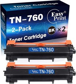 img 4 attached to EasyPrint (2-Pack) TN-760 Toner Cartridge Compatible with Brother HL-L2350DW HL-L2395DW MFC-L2710DW MFC-L2750DWXL Printer