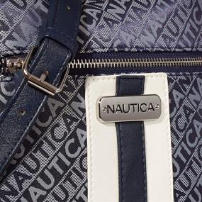 img 2 attached to Nautica Lakeside Signature Jacquard North South Crossbody Bag: Effortless Style and Functionality Combined