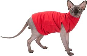 img 4 attached to Stay Stylish and Warm with Kotomoda Cat Wear Turtleneck Maxi Winter in Red!