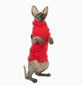 img 1 attached to Stay Stylish and Warm with Kotomoda Cat Wear Turtleneck Maxi Winter in Red!