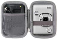 📸 co2crea travel case replacement for fujifilm instax mini liplay hybrid instant camera (white) logo