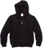 🧥 cozy up in style: soffe boys' heavyweight zip hoodie logo