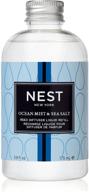 🌊 refresh your home with nest fragrances ocean mist & sea salt reed diffuser liquid refill - 5 fluid ounces логотип