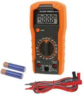 🔧 klein tools mm300 multimeter - digital voltmeter, ac/dc voltage meter, current and resistance tester with battery tests, diodes, continuity - up to 600v logo