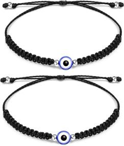 img 4 attached to Jewanfix String Bracelets Handmade Bracelet