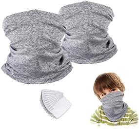 img 4 attached to Gaiter Protection Child Bandana Scarf Hiking Cycling