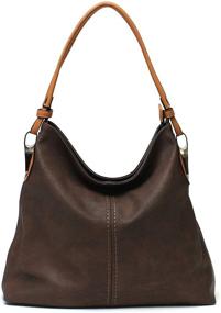 img 4 attached to 👜 Janin Handbag Bucket Style Hobo Shoulder Bag: Chic and Versatile with Extra Long Strap