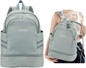 img 4 attached to Waterproof College Compartment Backpacks - Ideal Daypacks for Students